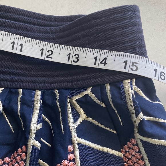 Lauren Moffatt Floral Navy & Pink Skirt - Picture 7 of 8